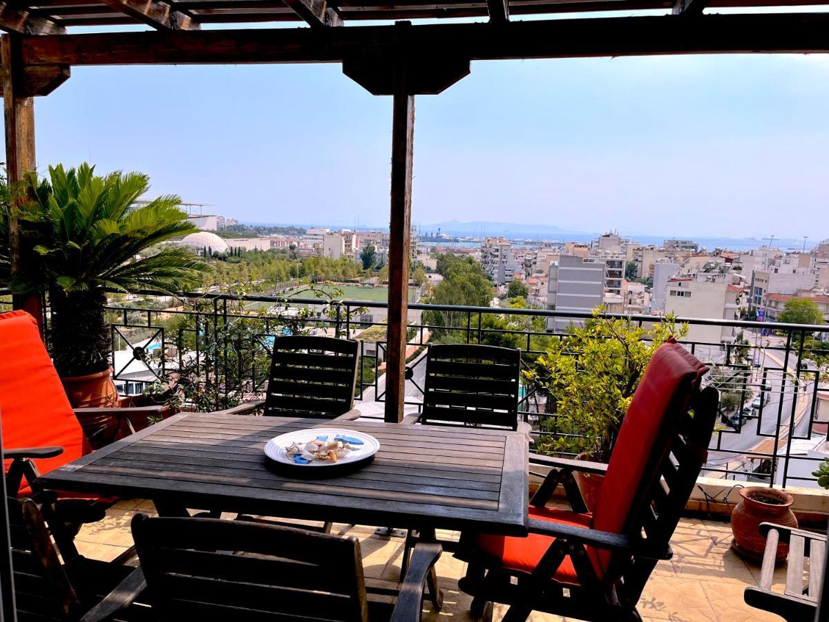 The Best Penthouse View Near Stavros Niarchos Foundation Aten Exteriör bild