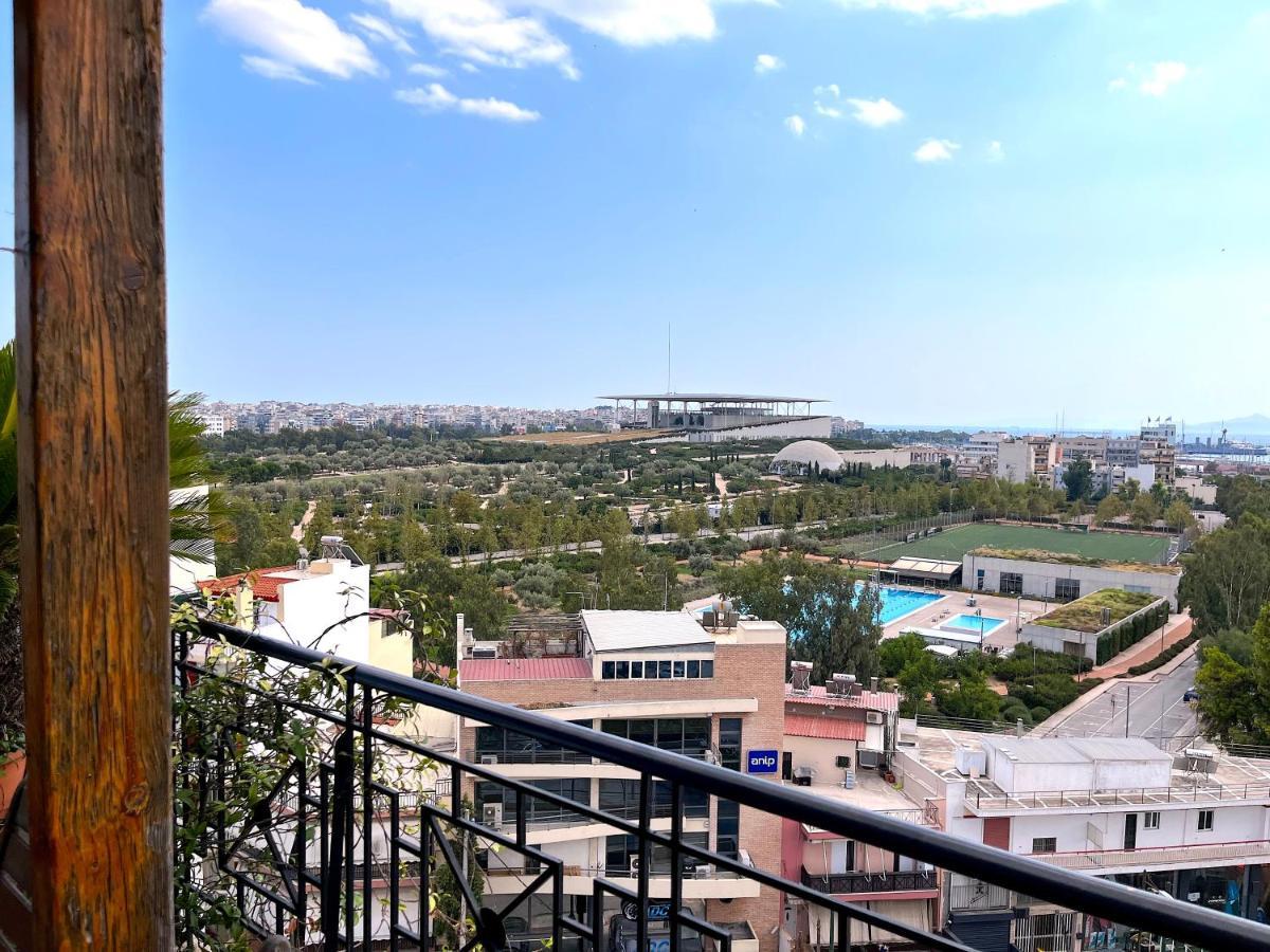 The Best Penthouse View Near Stavros Niarchos Foundation Aten Exteriör bild